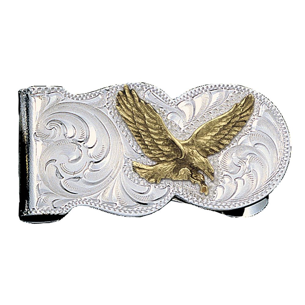 Eagle Scalloped Money Clip