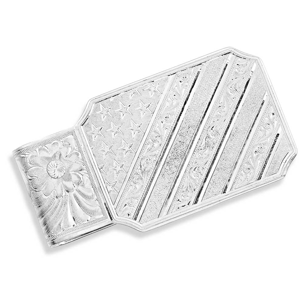 Money Clip 2.0 - Stainless Steel - Spring Base Silver / 85mm by Rocky Mountain Leather Supply