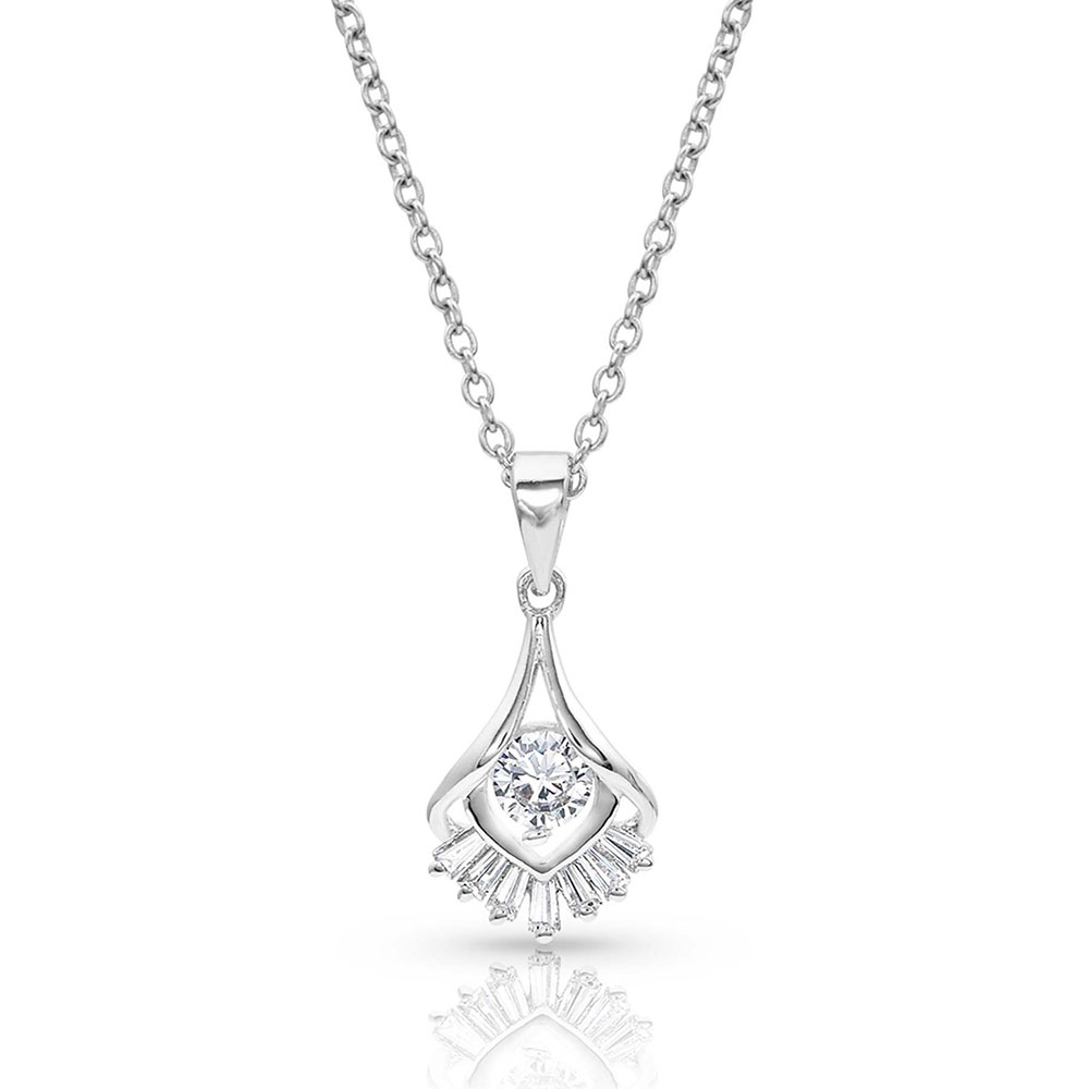 Star's Burst Drop Necklace