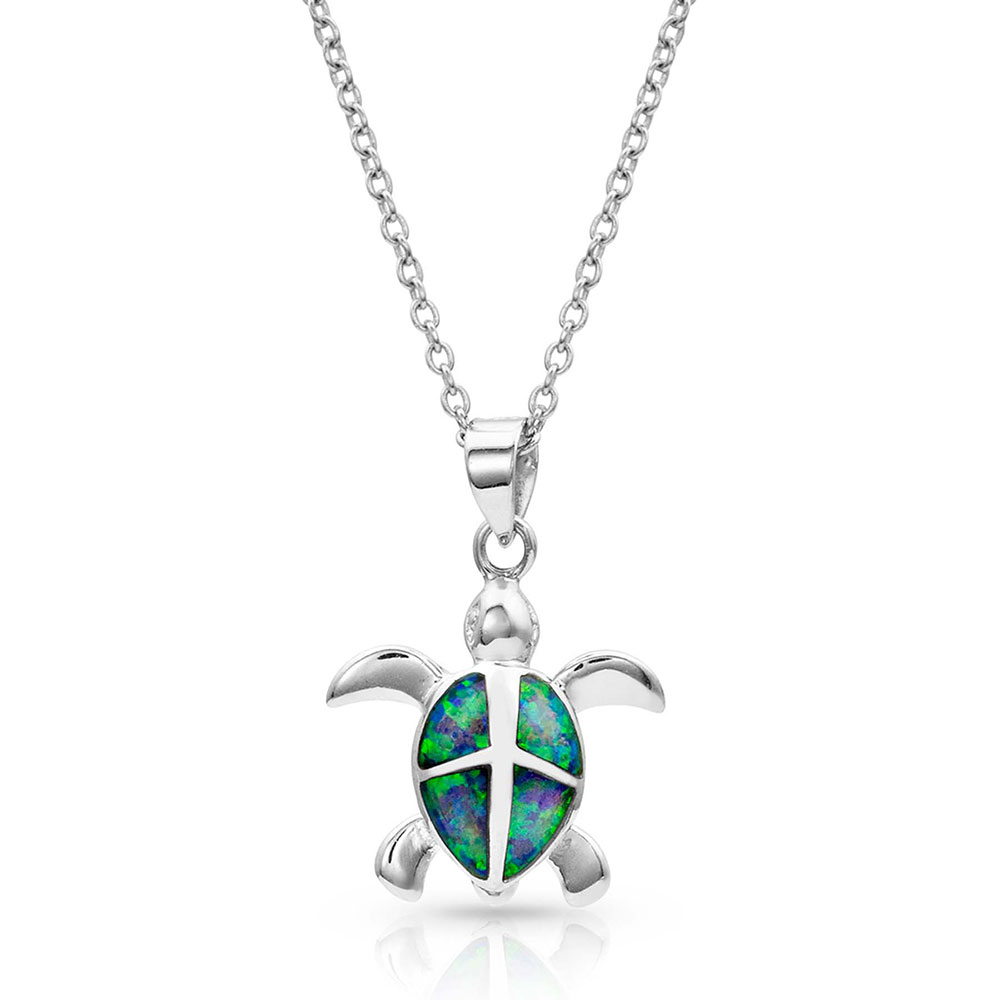 Turtle Love Pendant Necklace