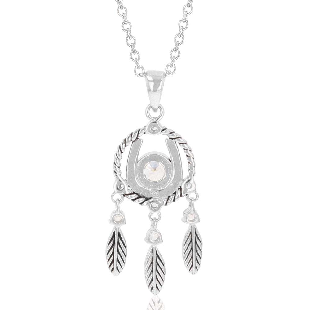 Horseshoe Feather Dreams Necklace