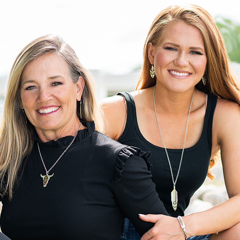 Two-Tone Sedona Ranch Feather Necklace