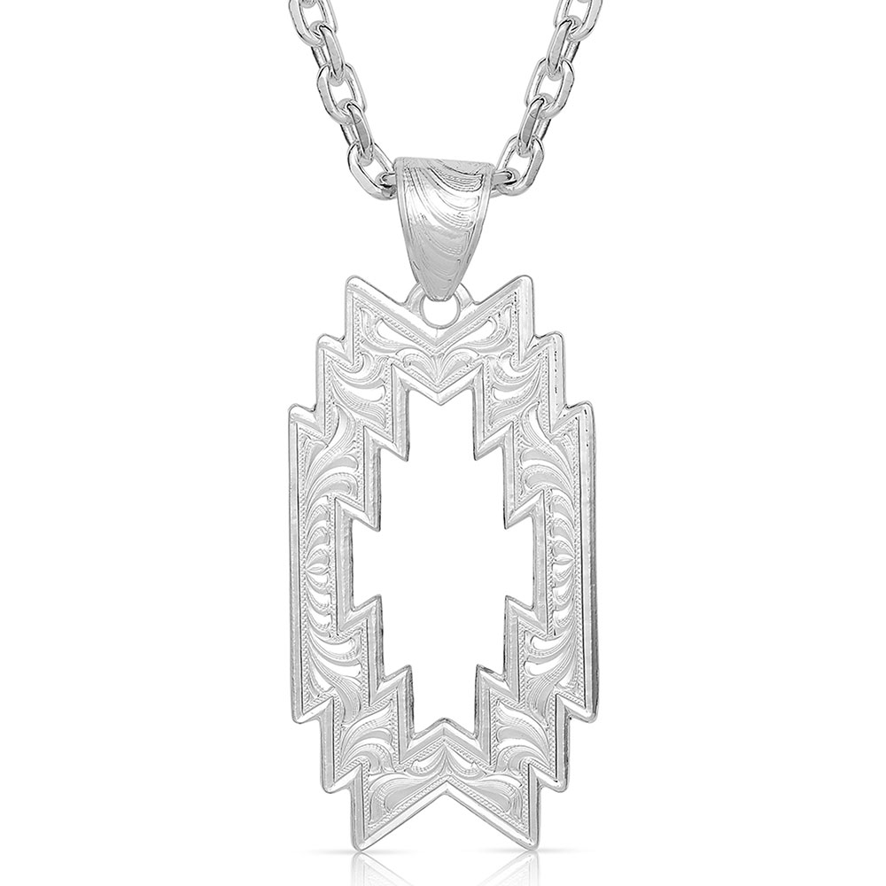 Storm Cloud Geometric Necklace