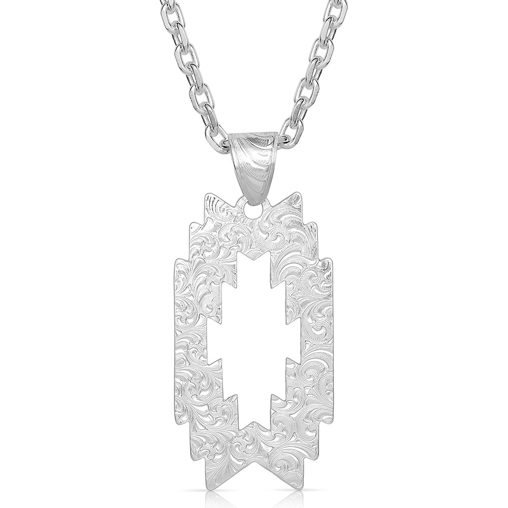 Storm Cloud Geometric Necklace