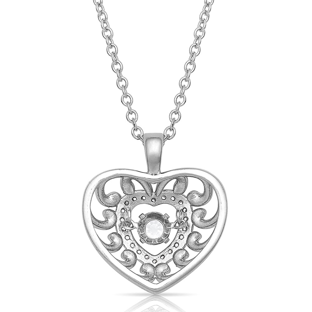 Waves Of Love Heart Necklace