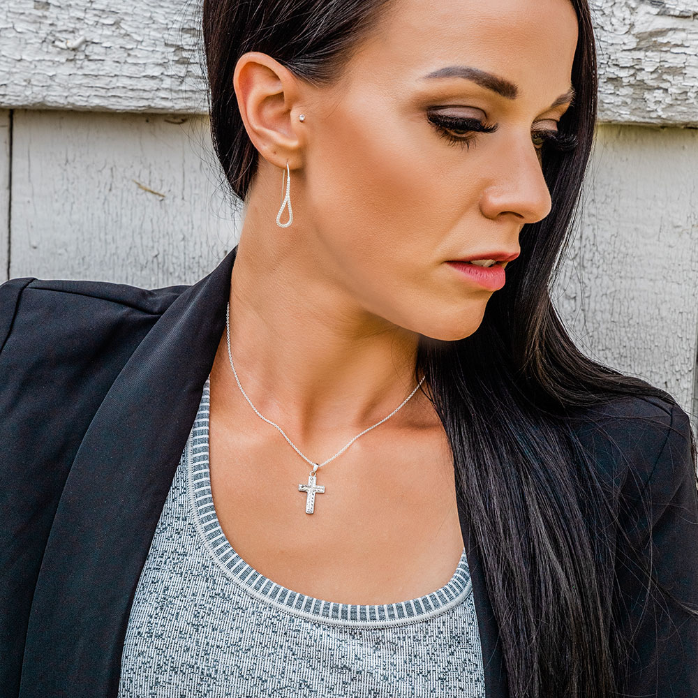 Captured In Faith Cross Necklace