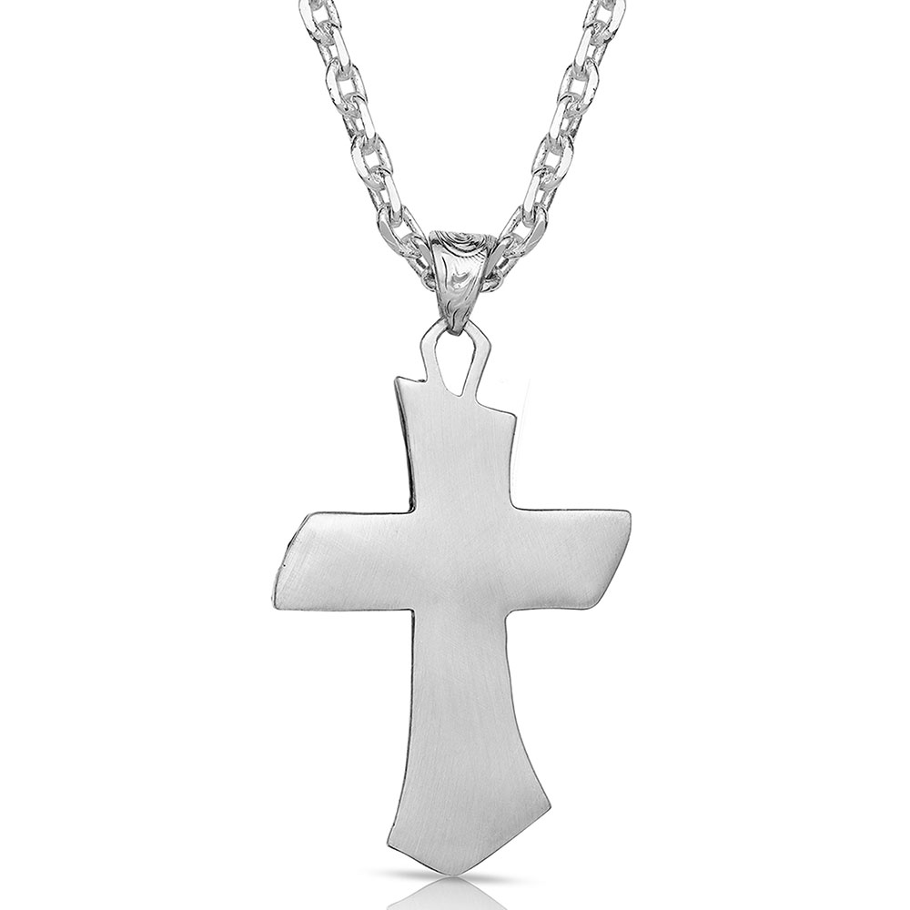 Inner Light Turquoise Cross Necklace | Montana Silversmiths | Schmuck-Sets