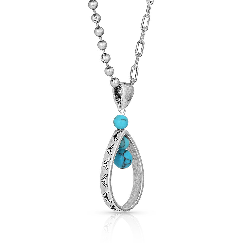 Down to Earth Teardrop Necklace