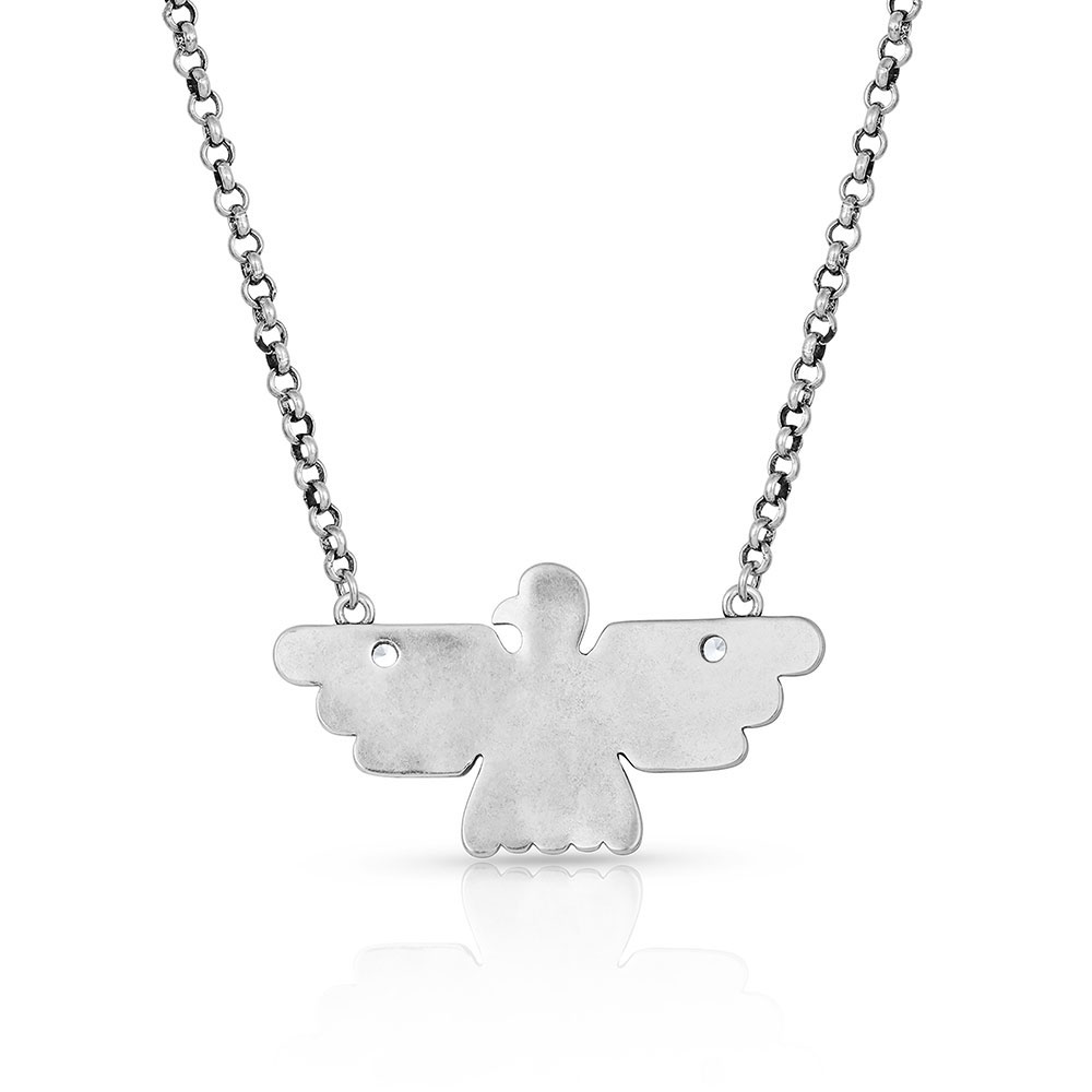 Rising Above Thunderbird Turquoise Necklace