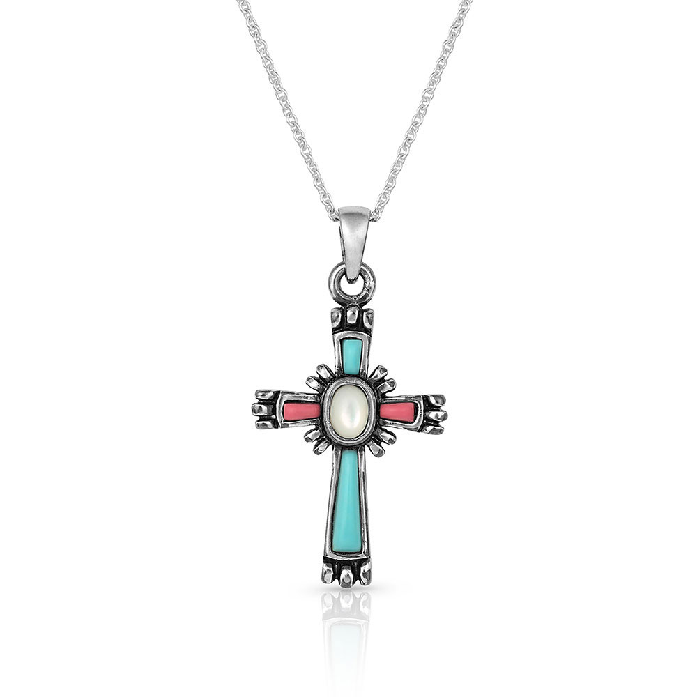 Beaming Cross Necklace