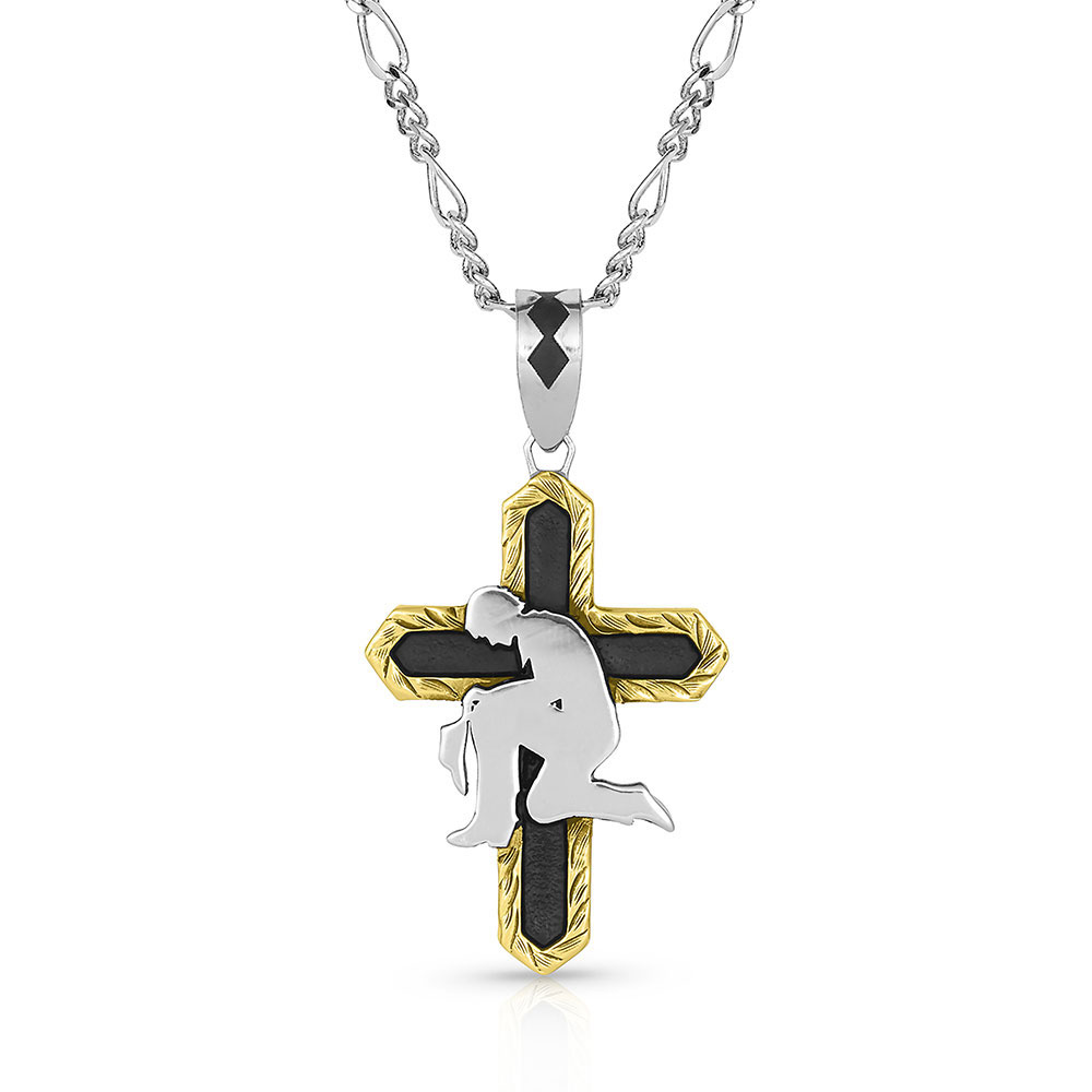 Surrender in Faith Cross Necklace