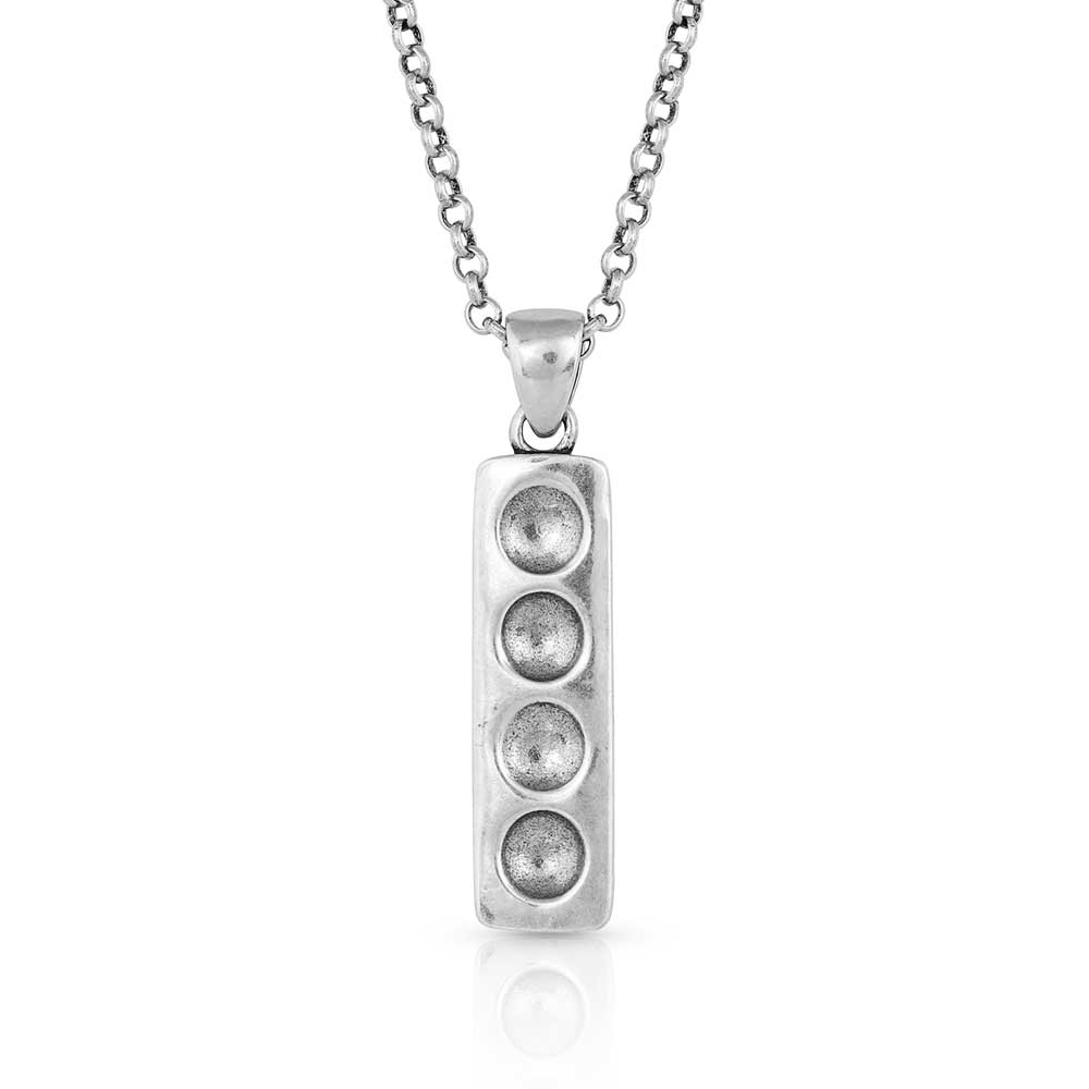 Starlight Starbrite Stone Turquoise Silver Necklace
