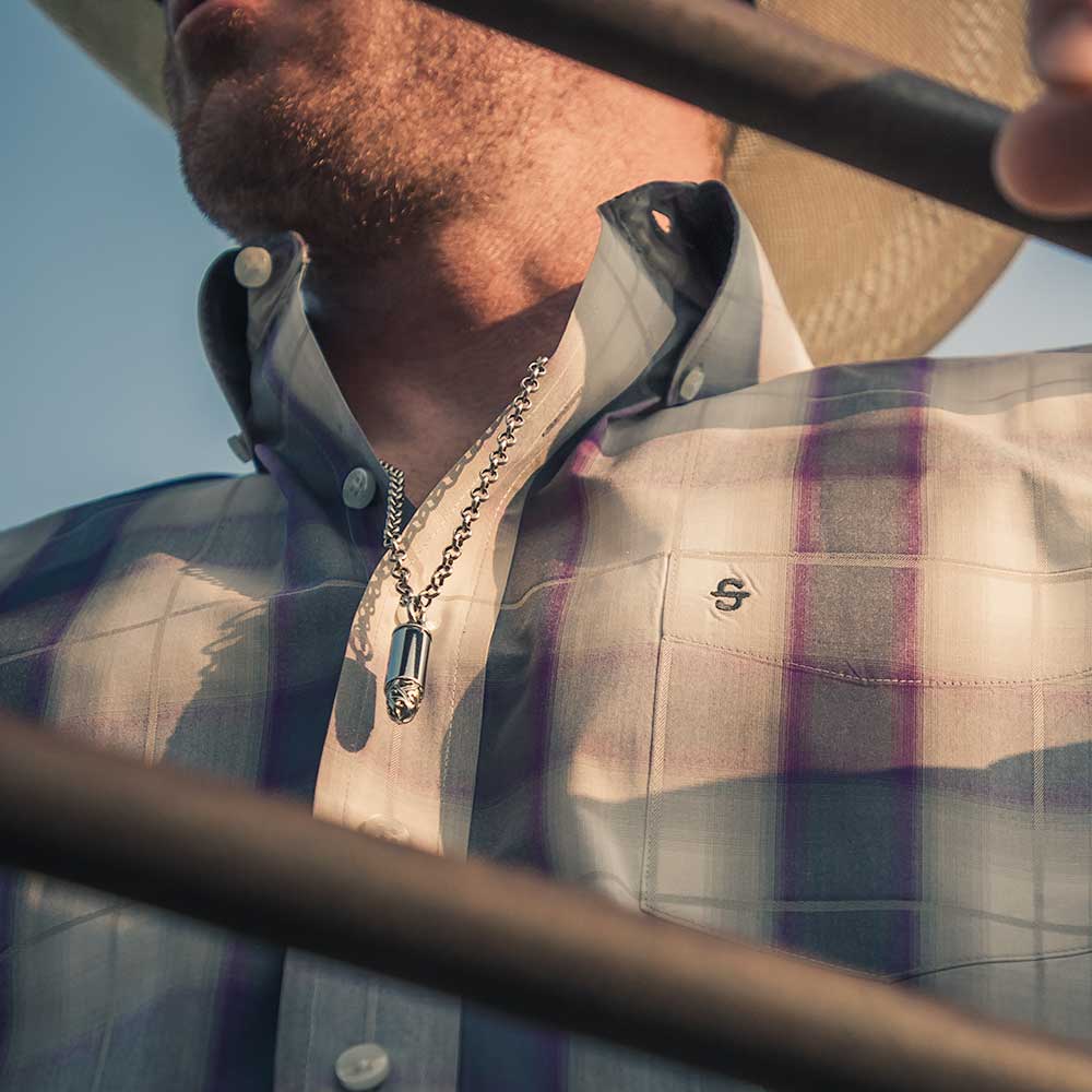 One Filigree Shot Bullet Necklace
