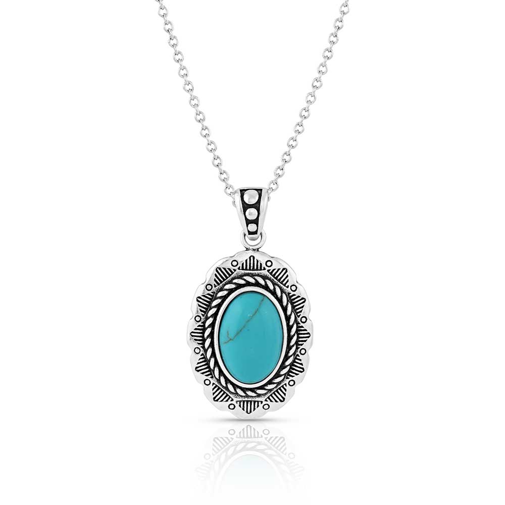 Into the Blue Turquoise Pendant Necklace