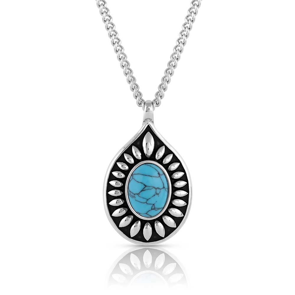 Intuition Turquoise Pendant Necklace