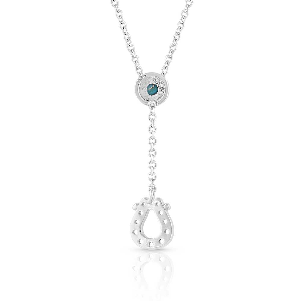 Infinite Luck Turquoise Pendant Necklace