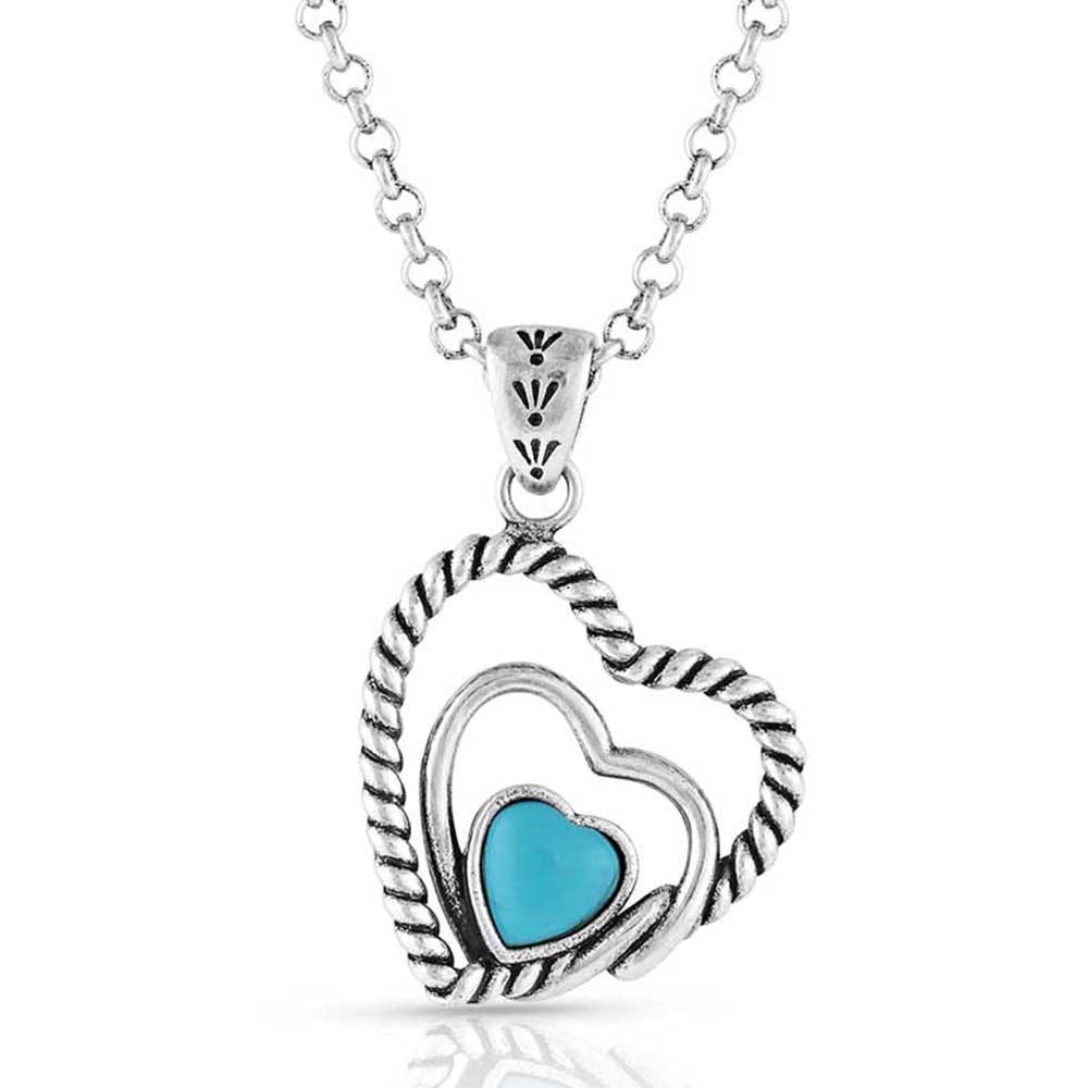 Clearer Ponds Turquoise Heart Necklace