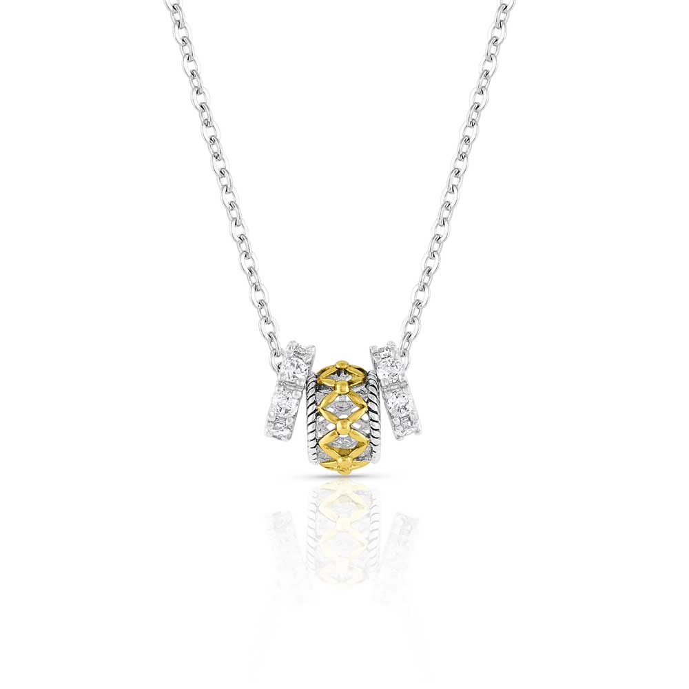 Montana Woven Ring Necklace
