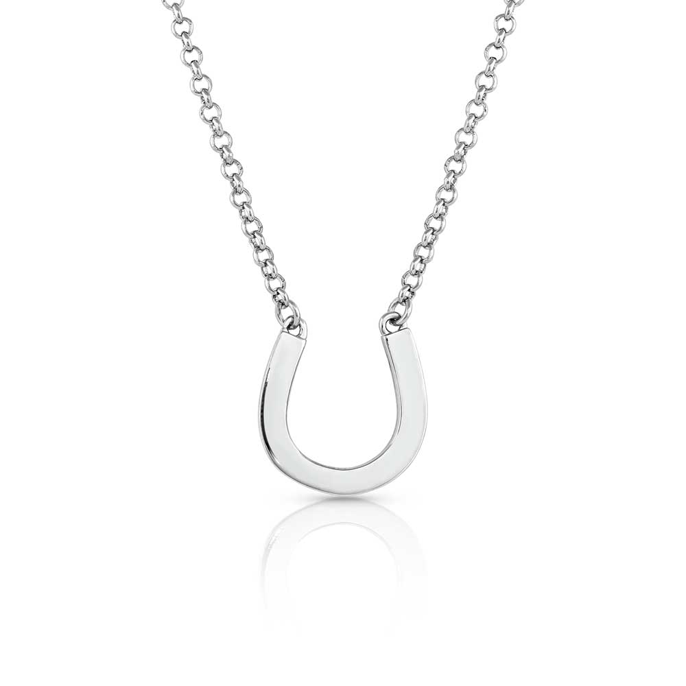 Water's Luck Horseshoe Opal Necklace