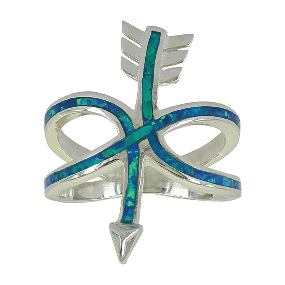 Set Your Intentions Opal Arrow Ring