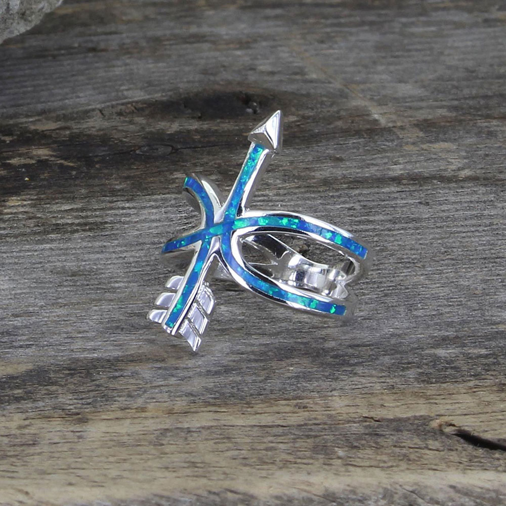 Set Your Intentions Opal Arrow Ring