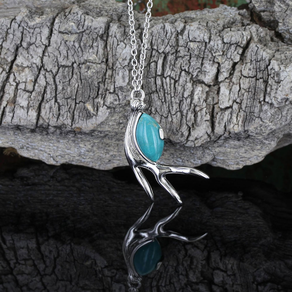 Pursue the Wild Hidden Treasure Turquoise Necklace