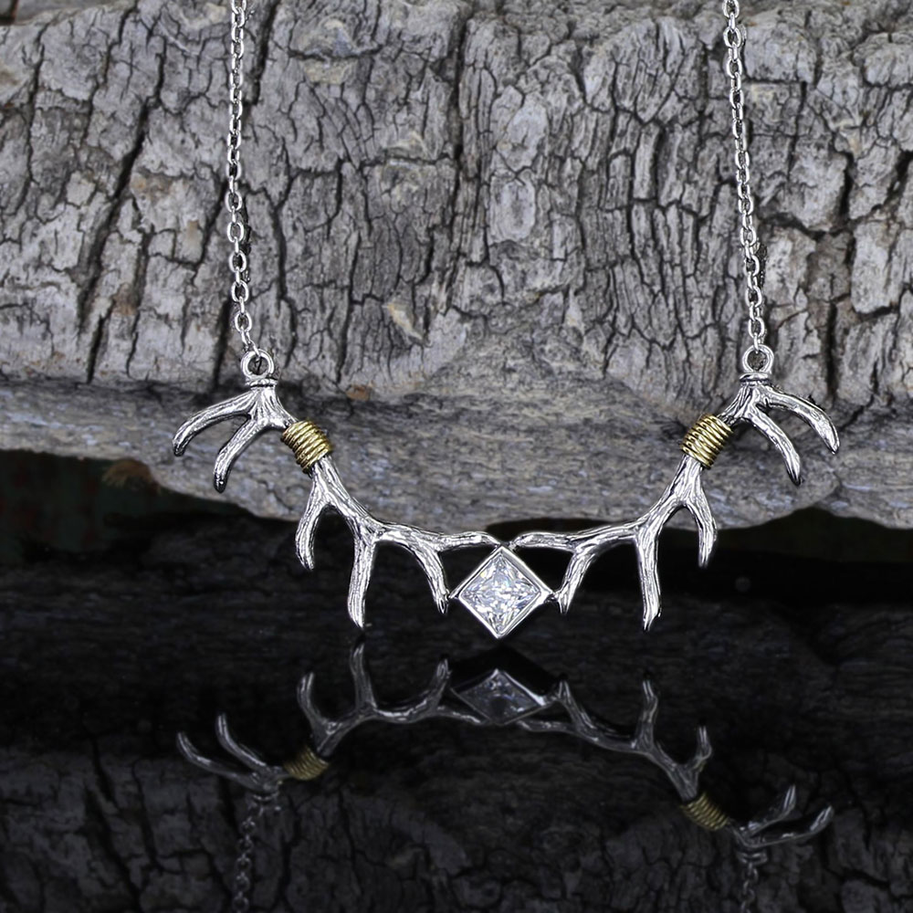 Sterling Lane Nature's Art Necklace