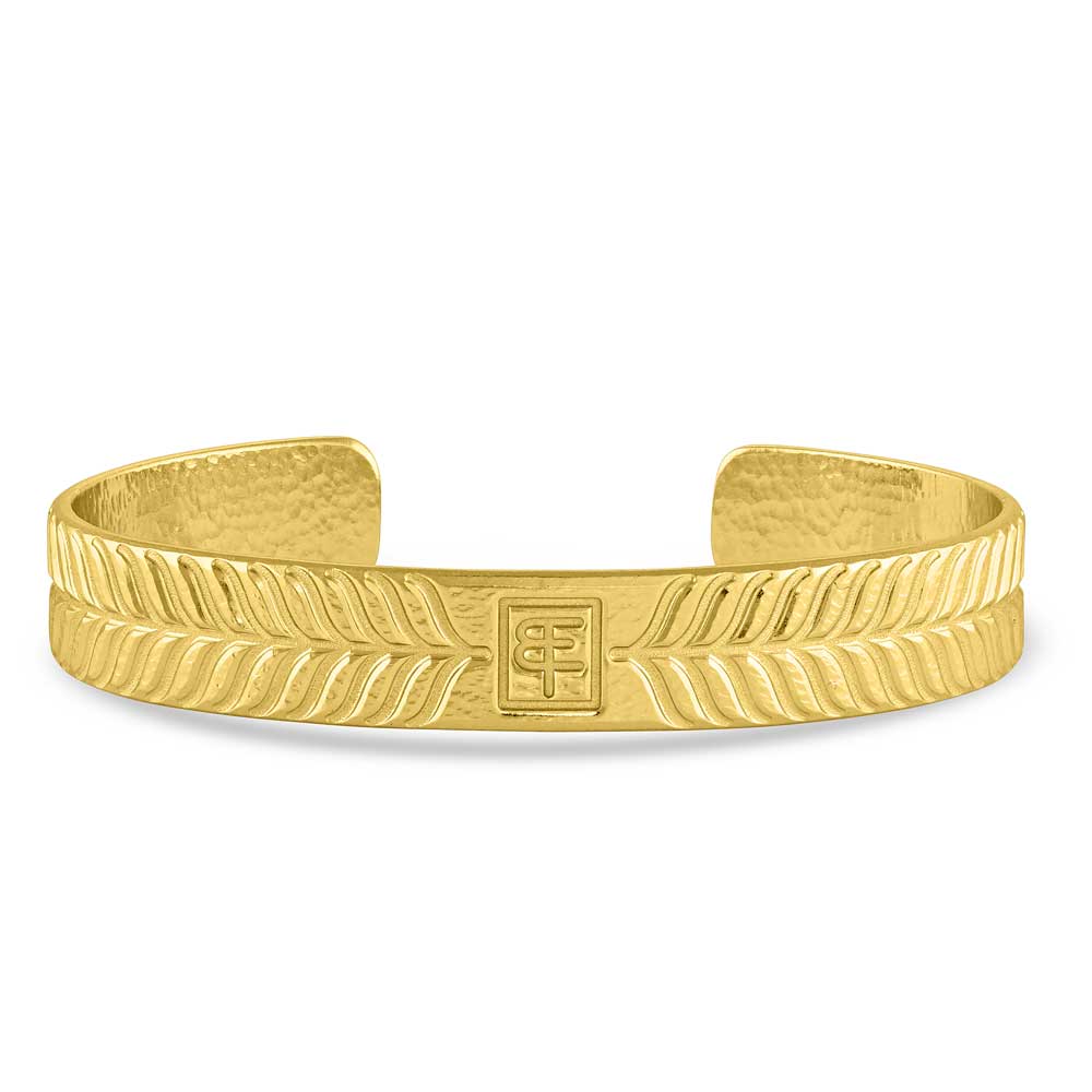 Your Story Warrior Collections Gold Cuff Bracelet