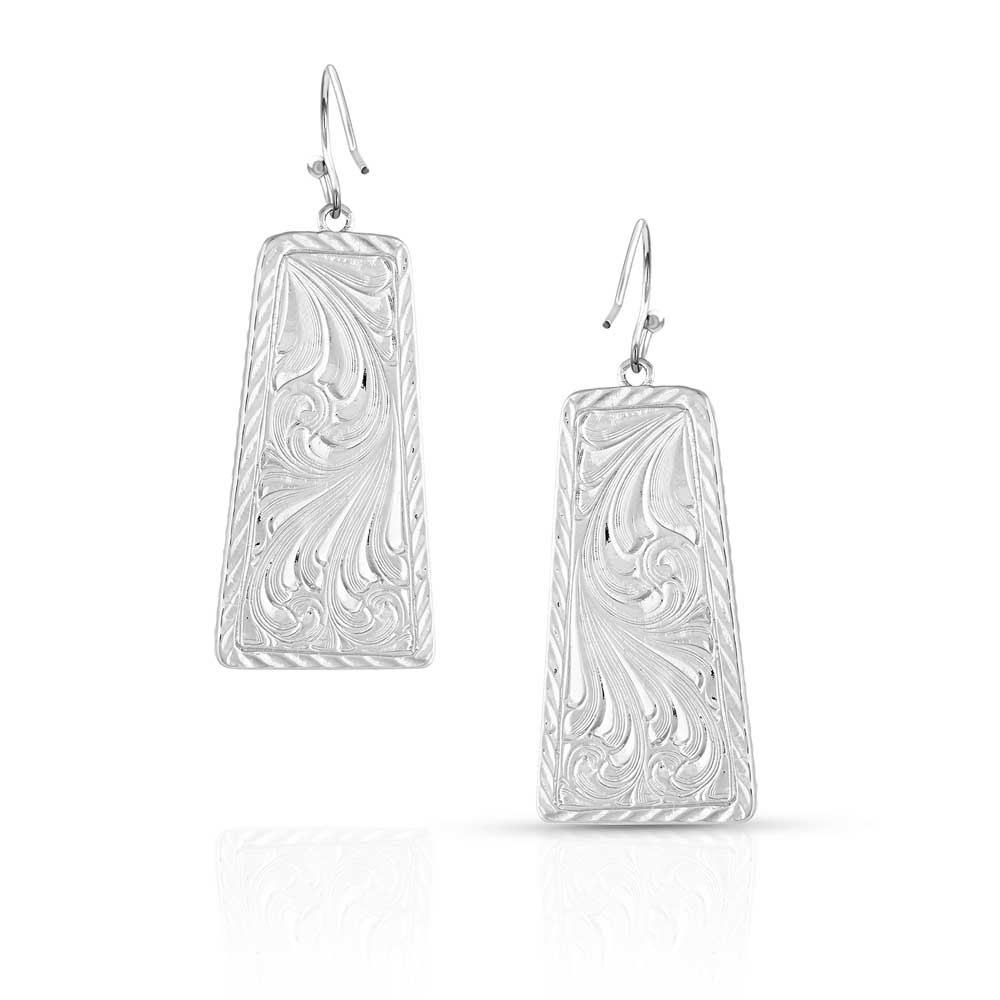 Wrangler Legends Denim Mosaic Earrings