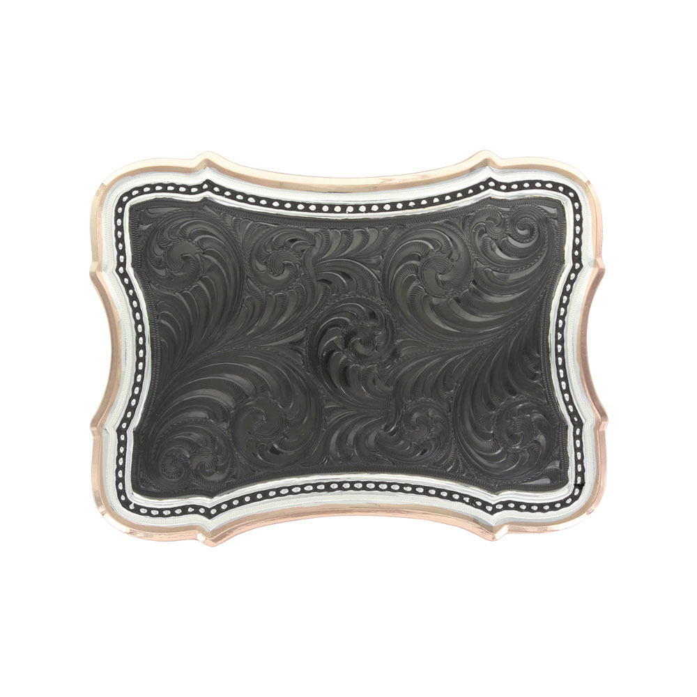 Rose Gold Scalloped Point Buckle (3.625